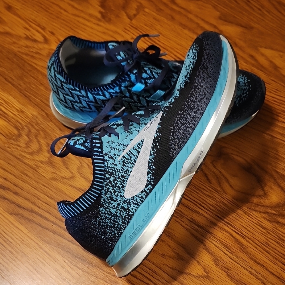 Brooks Teal and Navy Women's Sneakers